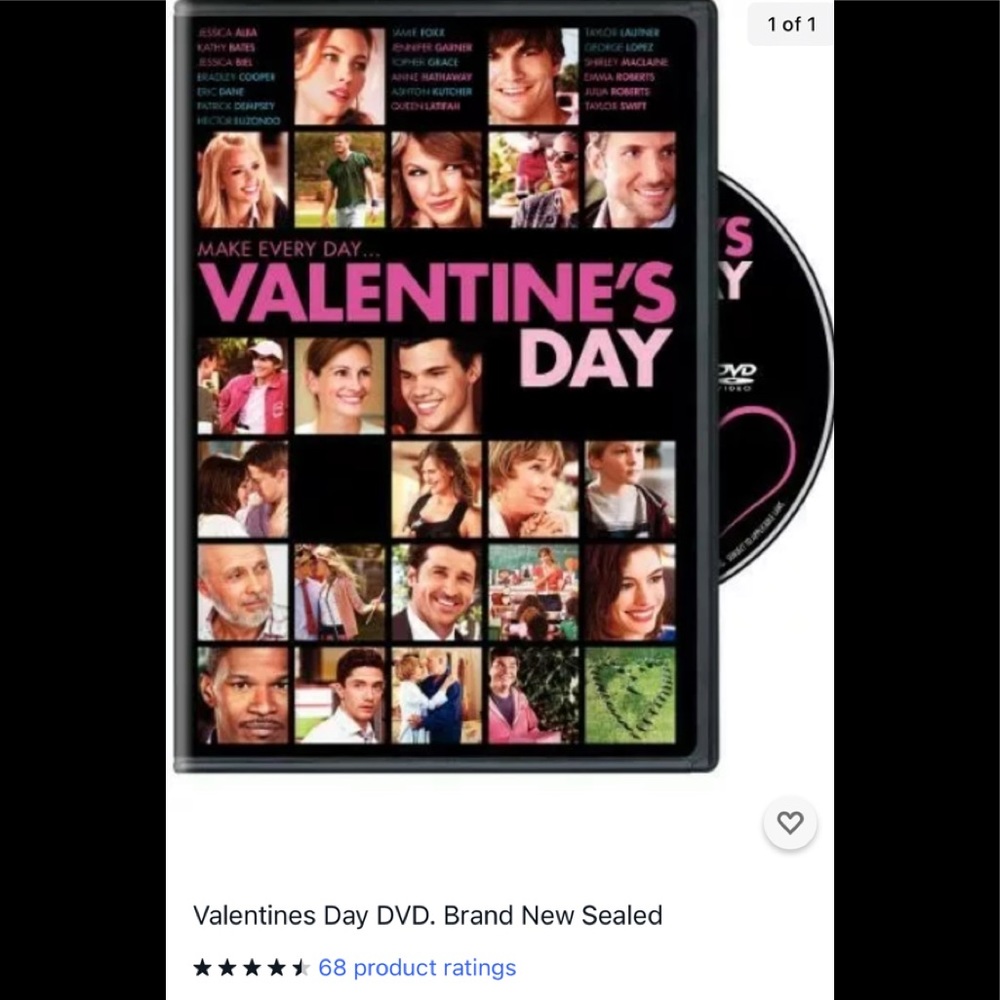 NEW Sealed Valentines Day DVDl